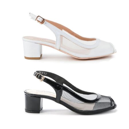 Sepatu Sandal Mesh Wanita hak 7 cm - 7116