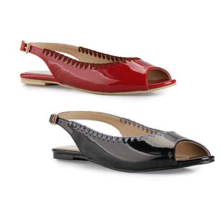 Sepatu Sandal Wanita Teplek  Peep toe  – 1235