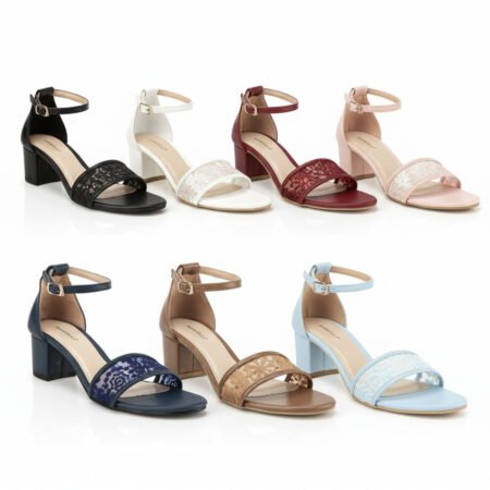 Sandal Wanita Ankle strap Hak 7 cm – 2055