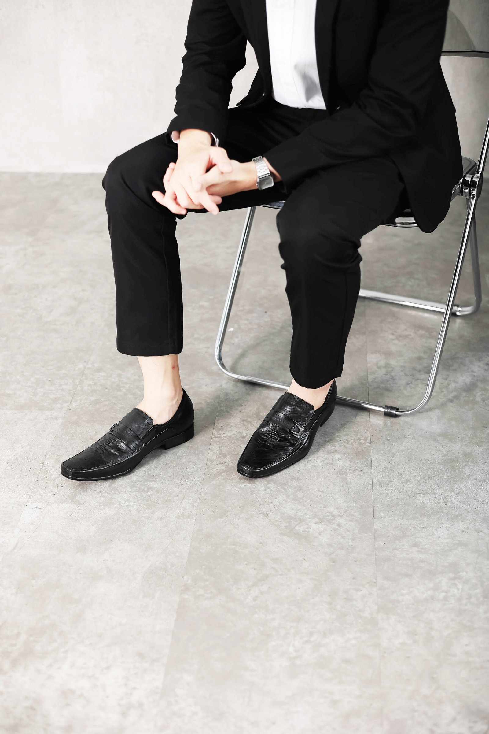 Sepatu Pantofel Pria Formal Kulit Asli - BV 039 - Image 3