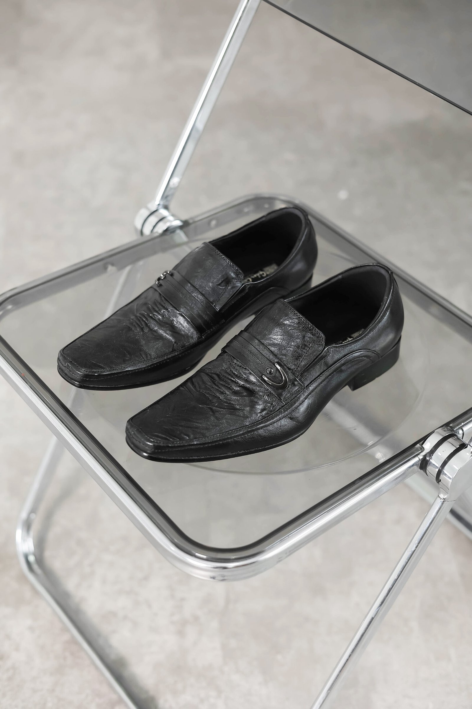 Sepatu Pantofel Pria Formal Kulit Asli - BV 039 - Image 2