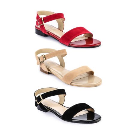 Sandal Flat Teplek Wanita Ankle Strap - IP 708