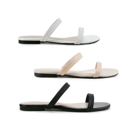 Sandal Flat Teplek Wanita Double Strap - IP 731