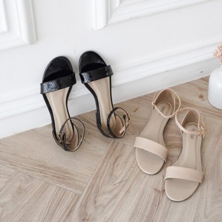Sandal Flat Teplek Wanita Ankle Strap  - IP 734