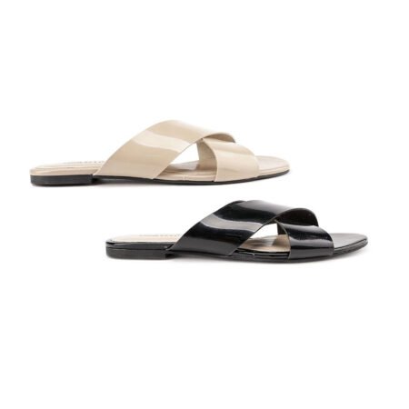 Sandal Flat Teplek Cross Strap Flat - IP 735