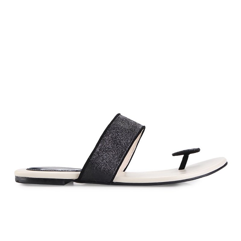 Sandal Flat Teplek Wanita Jepit Glitter – 0901 - Image 4