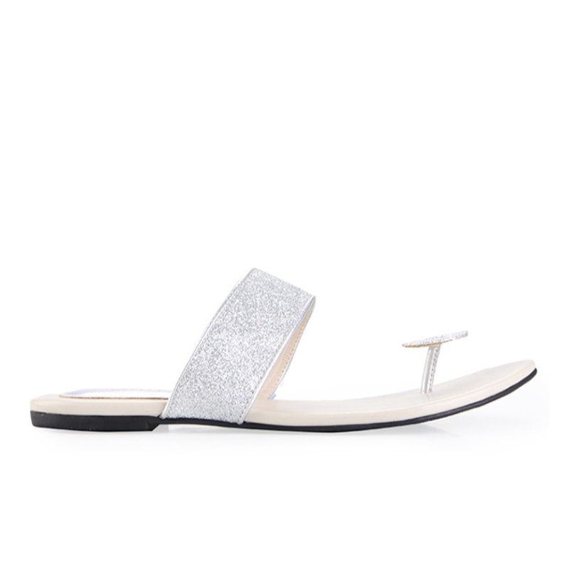 Sandal Flat Teplek Wanita Jepit Glitter – 0901 - Image 2