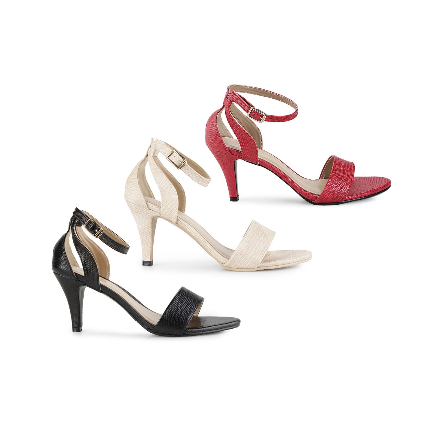 Sandal Wanita Ankle strap Hak Stiletto 7 cm – 0028