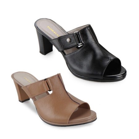 Sandal Wanita Kulit Asli Tinggi Hak 7 cm – 0057