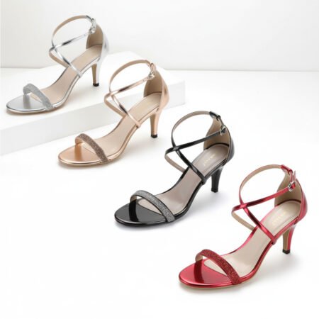 Sandal Wanita Ankle strap Hak Stiletto 7 cm – 2005