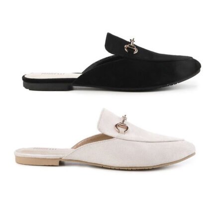 Sepatu Sandal Selop Wanita loafer mules Teplek – AY 006 suede